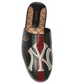 GUCCI CLOGS GUCCI X NY YANKEES Schwarz