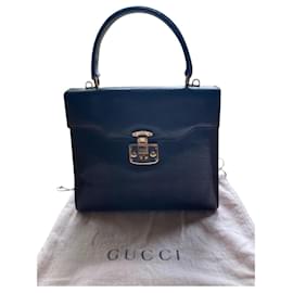 Gucci-sac porté épaule Gucci Lady Lock-Chocolat
