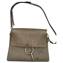 Bolsa de mão Chloé em pele bege Bege