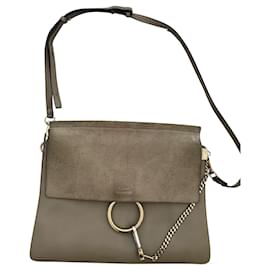 Sac à main Chloé en cuir beige Beige
