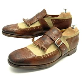 Church's-CHURCH'S SHANGHAI EOG SHOES001 43 BROWN LEATHER LOAFERS-Brown