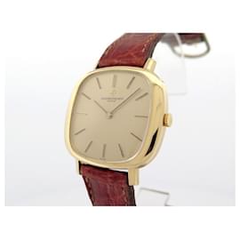 Vacheron Constantin-VACHERON CONSTANTIN WATCH 2096 MECHANICAL GOLD 18K & CROC LEATHER 30 MM GOLD WATCH-Golden