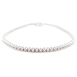 Mauboussin-BRACCIALE NUOVO MAUBOUSSIN SEI IL MIO FIUME D'AMORE ORO BIANCO DIAMANTI 0.75ct-Argento