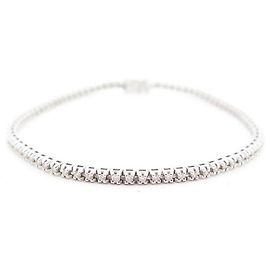 NOVA PULSEIRA MAUBOUSSIN VOCÊ É MEU RIO DE AMOR DIAMANTES DE OURO BRANCO 0.75ct Prata