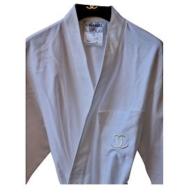 Kimono pur coton Chanel Blanc