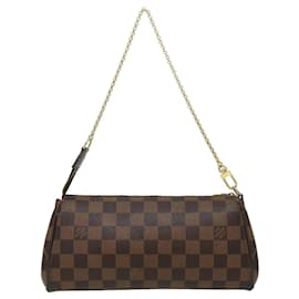 Louis Vuitton-LOUIS VUITTON Damier Ebene Eva Shoulder Bag N55213 LV Auth 31899-Other