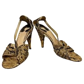 Chloé Chloe python evening sandals Multiple colors