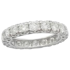 inconnue-White gold diamond wedding ring.-Other