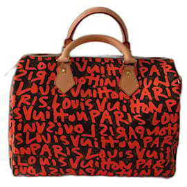 Louis Vuitton-Speedy 30 Graffiti-Rosa