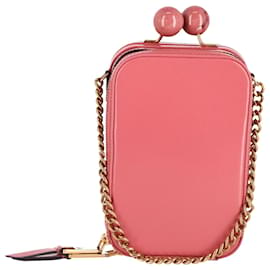 Marc Jacobs-Marc Jacobs The Vanity Umhängetasche aus rosa Leder-Pink