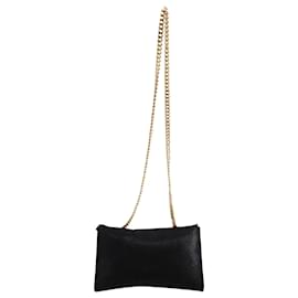 Stella Mc Cartney-Stella Mccartney Mini Falabella Shoulder Bag in Black Leather-Black