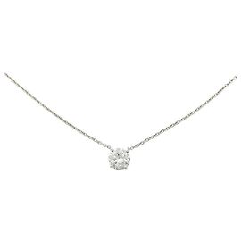 inconnue Collier solitaire diamant. Autre