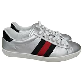 Gucci-Ace-Silvery