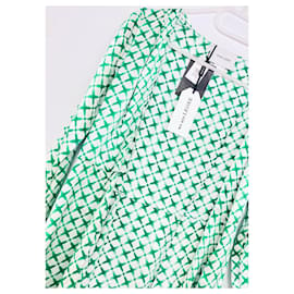Autre Marque-We Are Leone silk maxi kimono cardigan-Green