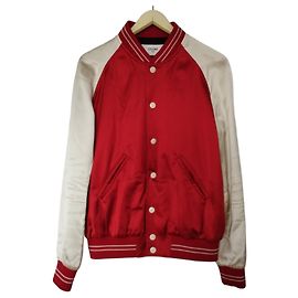 Céline Red and beige Celine Teddy jacket Red