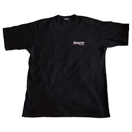 camiseta preta Balenciaga Preto
