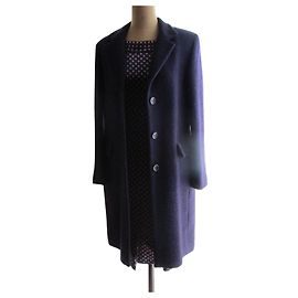 Gerard Darel Virgin wool coat, taille 38. Dark purple