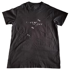 Camiseta Givenchy negra con efecto trampantojo Negro