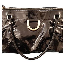 Hobo Gucci Abbey con anello a D Nero