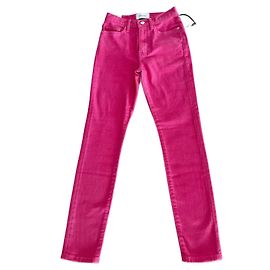 Current Elliott vaqueros rosa intenso Current/Elliott T. 23  (32-34 francés) Pitillo de talle muy altoNUEVO Rosa