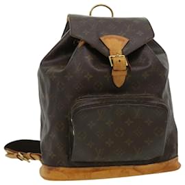 Louis Vuitton-LOUIS VUITTON Monogram Montsouris GM Backpack M51135 LV Auth hs1220-Other