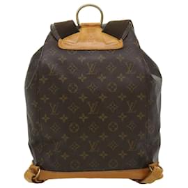 Louis Vuitton-LOUIS VUITTON Monogram Montsouris GM Backpack M51135 LV Auth hs1220-Other