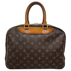 Louis Vuitton-LOUIS VUITTON Monogram Deauville Hand Bag M47270 LV Auth 31754-Monogram
