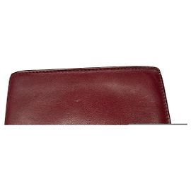 Valentino Garavani Beautiful vintage Valentino men's wallet Dark red Gold hardware