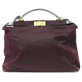 Fendi-Handbags-Grey,Dark red