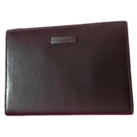 St Dupont Palm 5 Case with Pen Black Leather Black