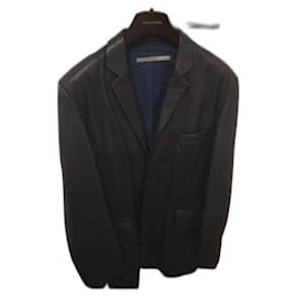 Givenchy Navy Blue Lambskin Jacket Navy blue