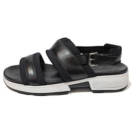Hermès-Men Sandals-Black,White