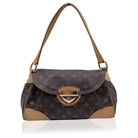 Louis Vuitton-Monogram Canvas Beverly MM Shoulder Bag Tote-Brown