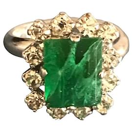 Dior-Rings-Silvery,Green