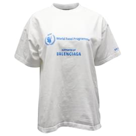 Balenciaga-Balenciaga WFP T-Shirt Medium Fit in White Cotton-White