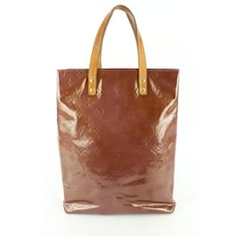 Louis Vuitton-Purple Monogram Vernis Reade MM Tote Bag Upycycle Ready-Other