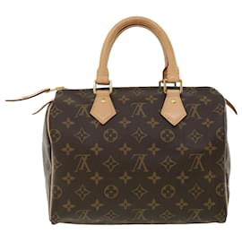 Louis Vuitton-Louis Vuitton Monogram Speedy 25 Hand Bag M41528 LV Auth 31857a-Monogram