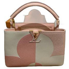 Louis Vuitton Capucines BB Pink Taurillon Leather Handbag Pink
