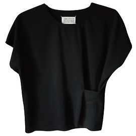 Maison Martin Margiela Black Top Size 44 Black