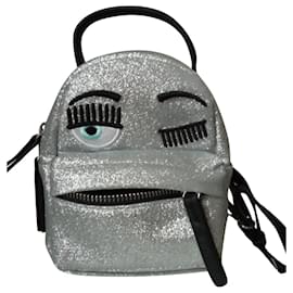 Chiara Ferragni-Backpacks-Silvery