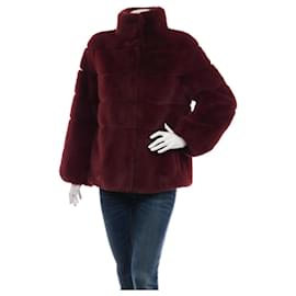 Diane Von Furstenberg-Coats, Outerwear-Dark red