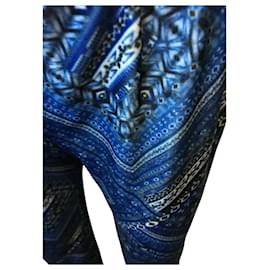 Autre Marque-Pantaloni in velluto Metradamo-Blu