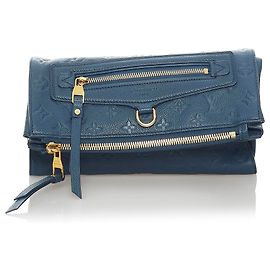 Louis Vuitton Monogram Bleu Empreinte Petillante Bleu Infini Bleu Bleu foncé