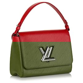 Louis Vuitton-Louis Vuitton Red Epi Twist MM-Red