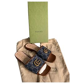 Gucci Marmont mules 37,5 Brown Blue