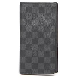 Louis Vuitton-louis vuitton Damier Graphite Brazza black-Black