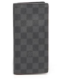 Louis Vuitton-louis vuitton Damier Graphite Brazza black-Black