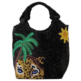 Staud Sac cabas perlé Multicolore