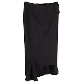 Roland Mouret-Gonna midi Roland Mouret in lana nera-Nero