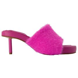 Jacquemus Argilla Mules in Pink Polyamide Pink